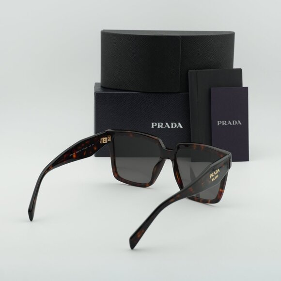Prada PR24ZS 17N40L Square Sunglasses - Root Tortoise/Dark Grey main image 6
